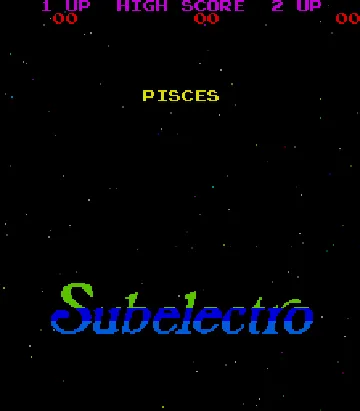 Pisces (bootleg) screen shot title